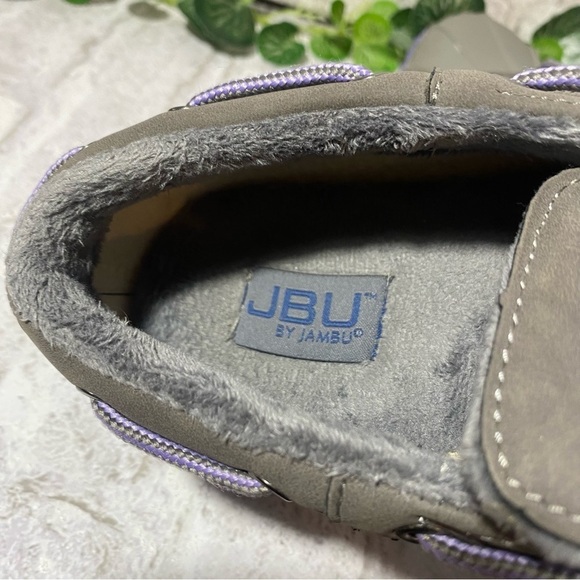 JBU Weather Ready Ankle Boots Gray and Purple Tie Up Women’s 6.5 M - Picture 9 of 9